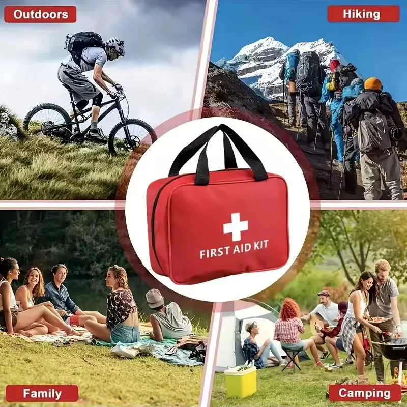 طقم الإسعافات الأولية للمنزل أو السيارة أو العمل - First Aid Kit for Home, Car or Work