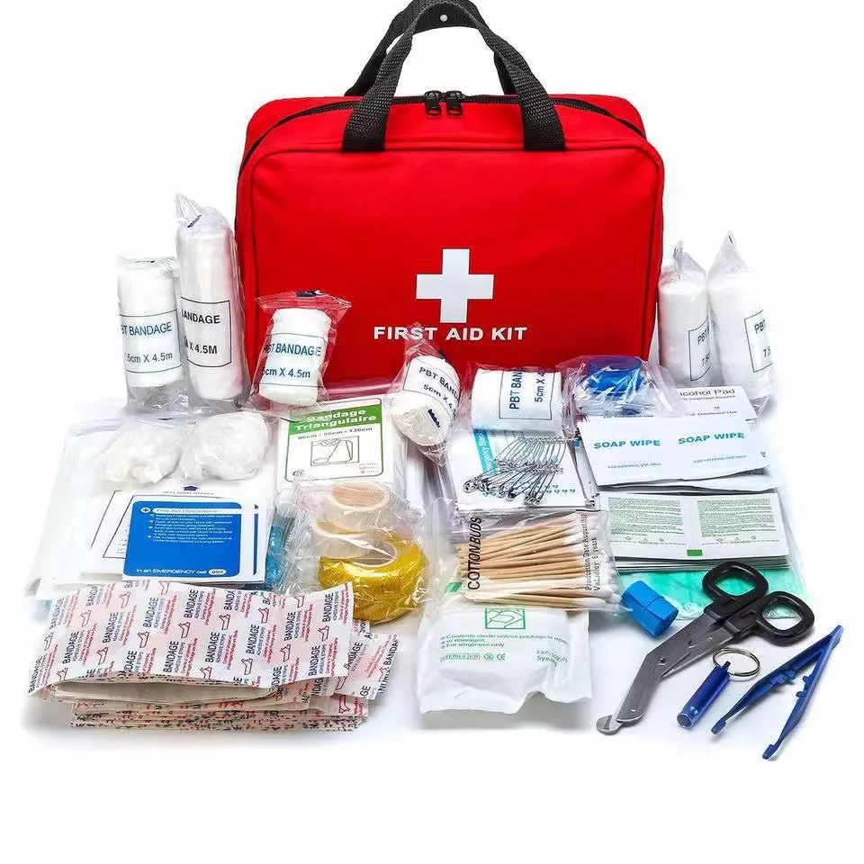 طقم الإسعافات الأولية للمنزل أو السيارة أو العمل - First Aid Kit for Home, Car or Work