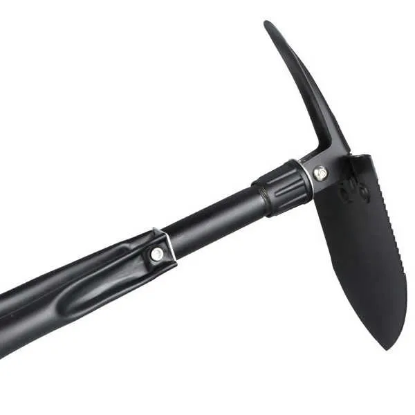 مجرفة صغيرة متعددة الوظائف قابلة للطي . Mini Multifunctional Folding Camping Shovel Survival