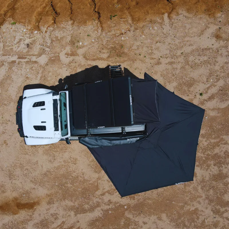 270 Degree Free Standing Fox Wing Fan Awning Tent With Led light