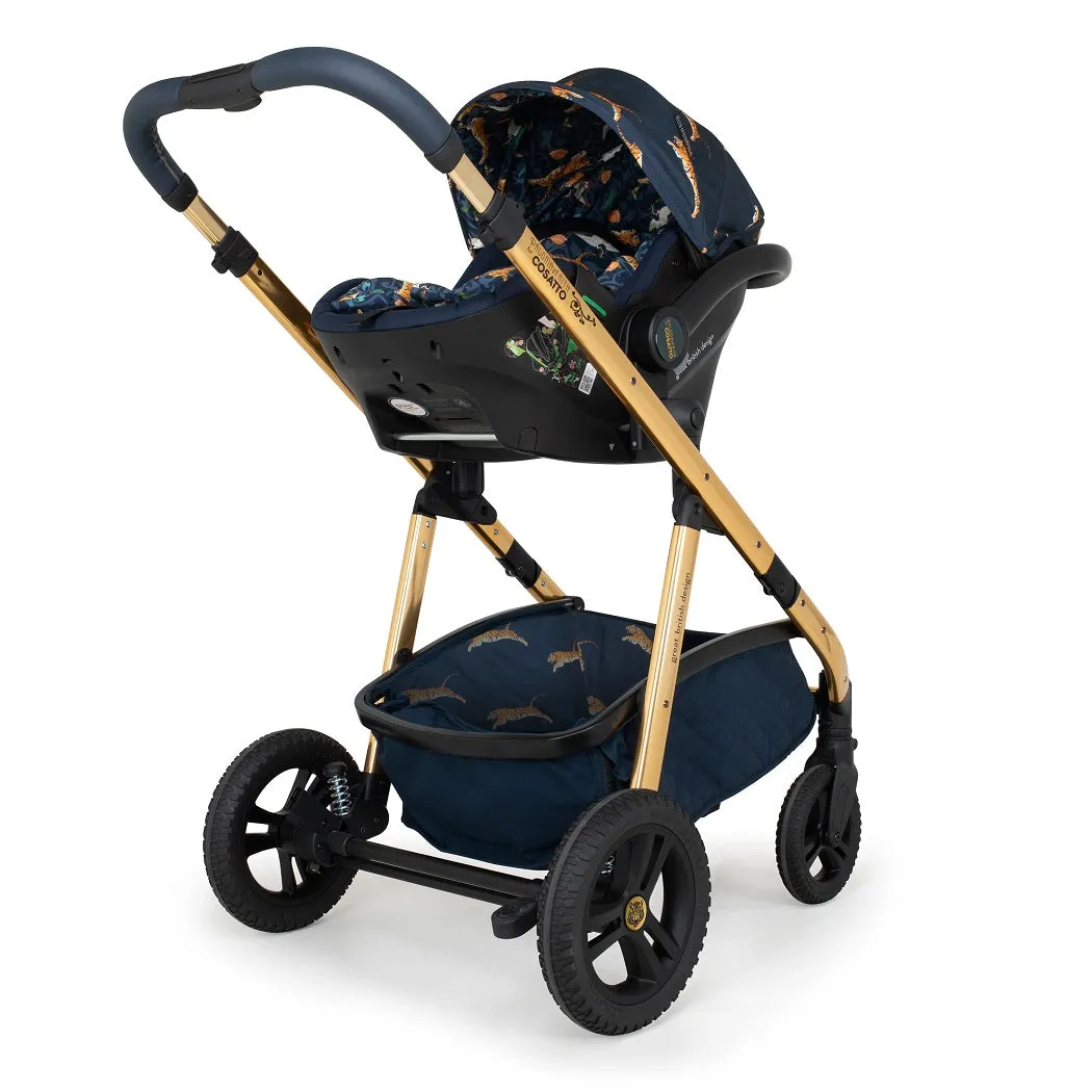 Cosatto Wow Continental On The Prowl Everything Bundle with 360° Rotating Car Seat & ISOFIX Base
