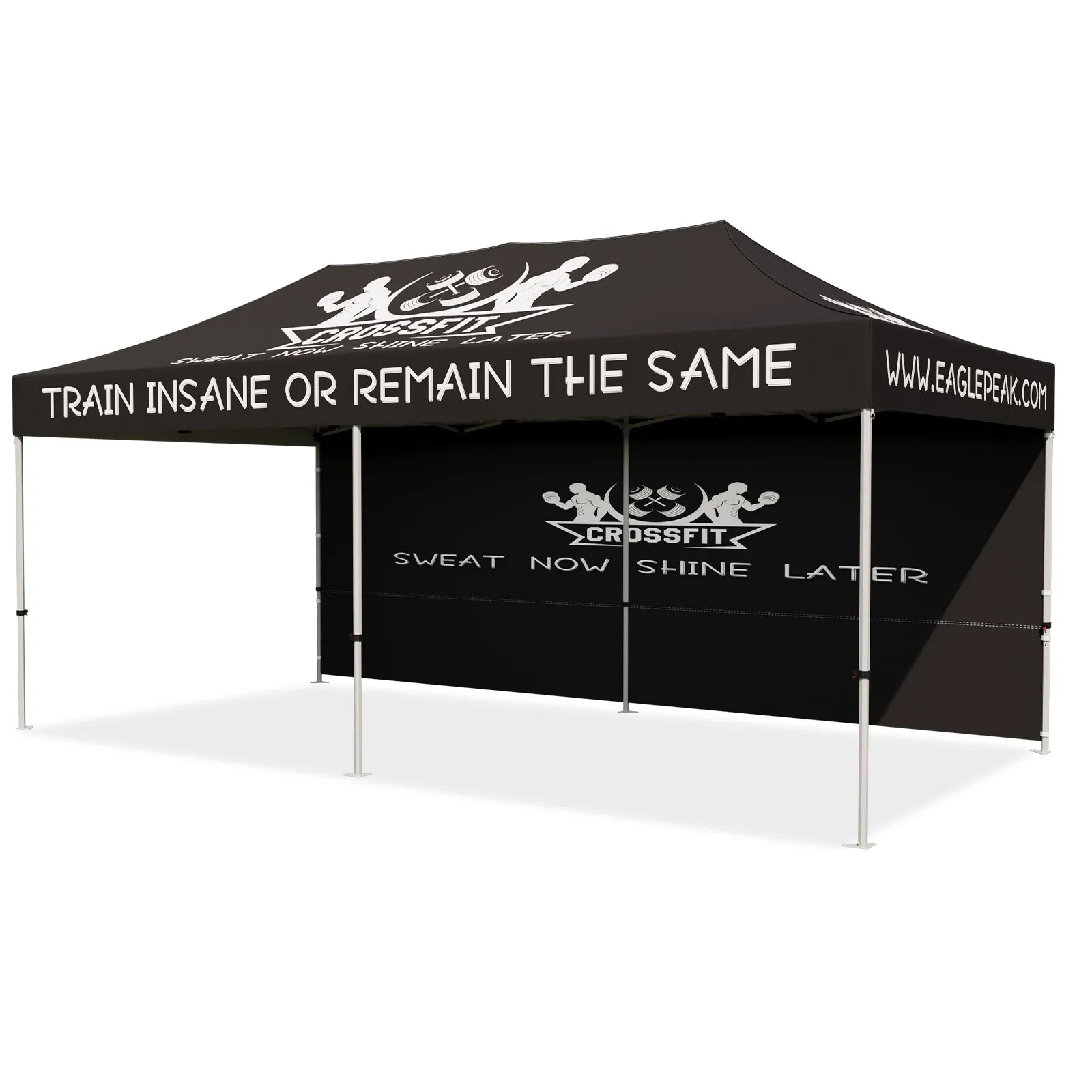 EAGLE PEAK 40mm Hex Leg Aluminum Commercial Custom Canopy Tent 10x20  - CLICK TO CONFIGURE - Package Prices Start at $1399.00