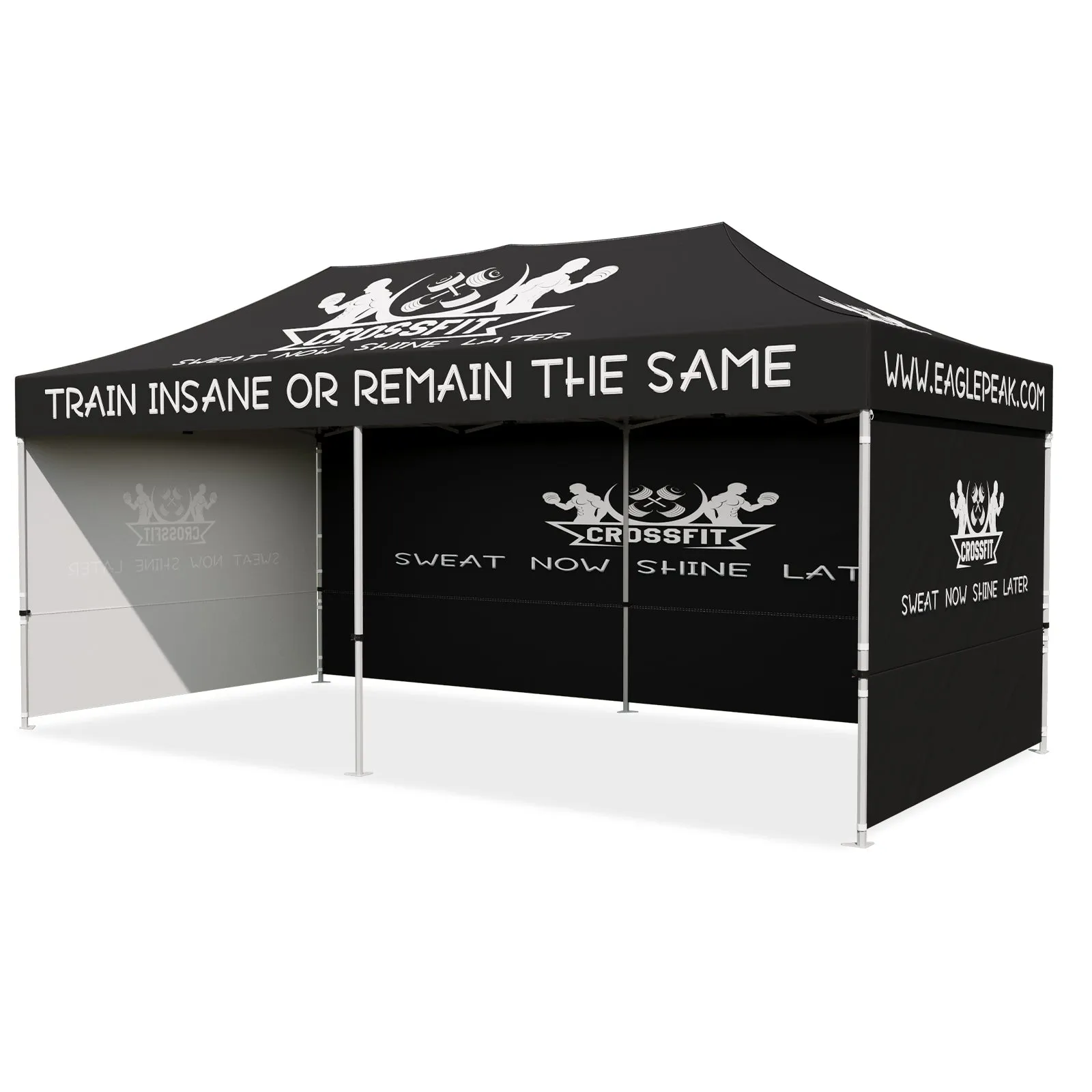EAGLE PEAK 40mm Hex Leg Aluminum Commercial Custom Canopy Tent 10x20  - CLICK TO CONFIGURE - Package Prices Start at $1399.00