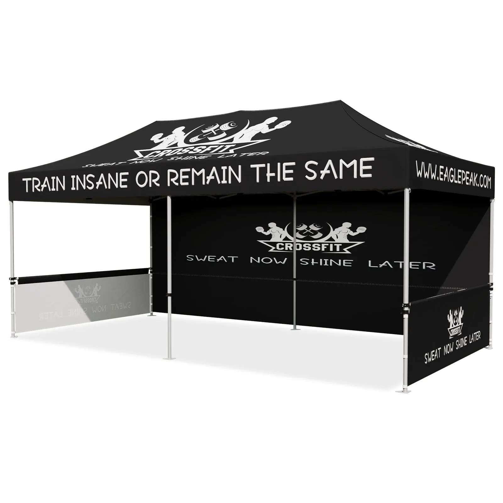 EAGLE PEAK 40mm Hex Leg Aluminum Commercial Custom Canopy Tent 10x20  - CLICK TO CONFIGURE - Package Prices Start at $1399.00
