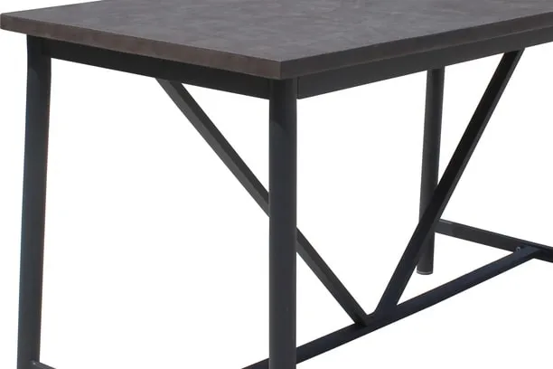 ELLE BELT 7 PIECE DINING SET - 95" LWC Concrete Dining Table and 6 Chairs