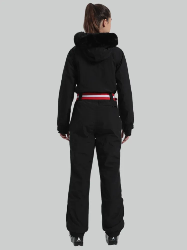 Gsou Snow Mountain Faux-Fur Ski Jumpsuit - Women's