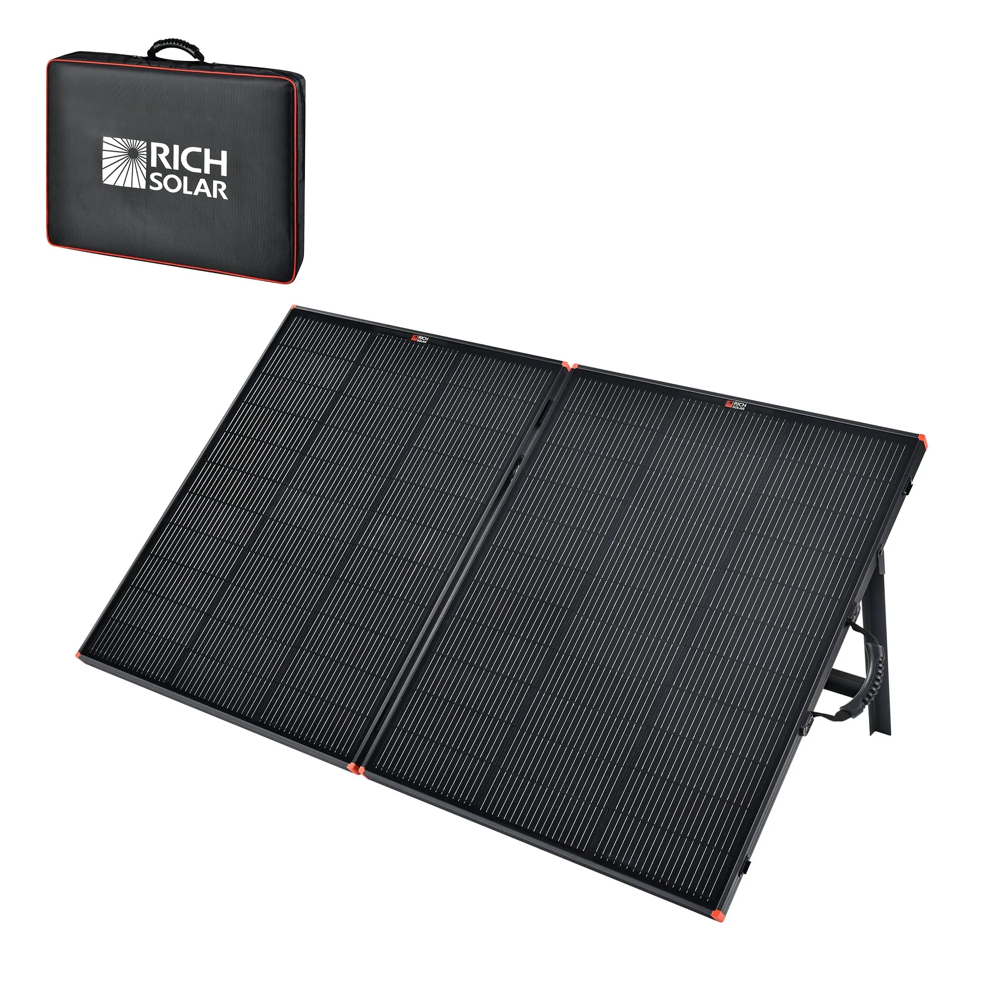MEGA 200 Watt Portable Solar Panel | Powerful 12V Portable Solar Panel for Generators, Power Stations, Campers