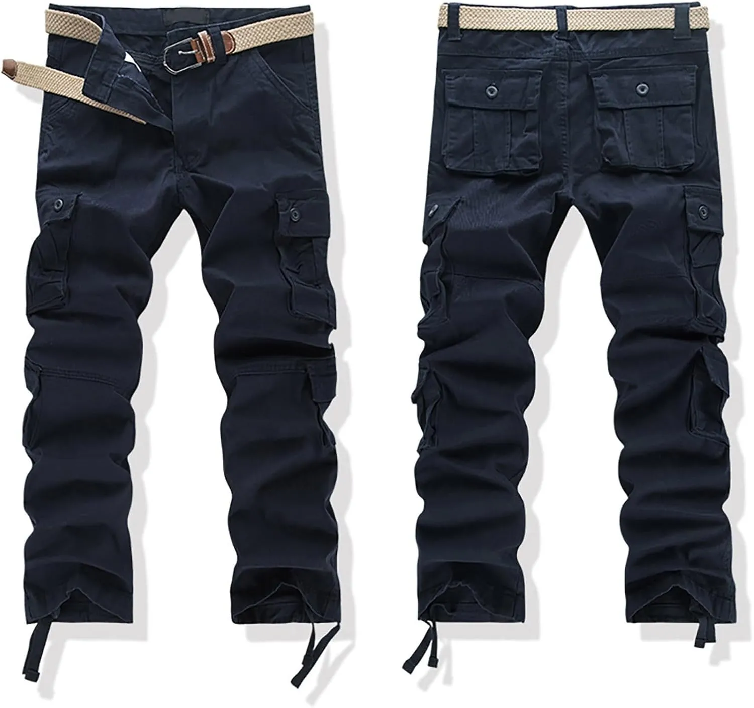 Mens Pants Cargo Joggers Casual Joggers Athletic Pants Flex Stretch Loose Straight Sweatpants Work Hiking Pants