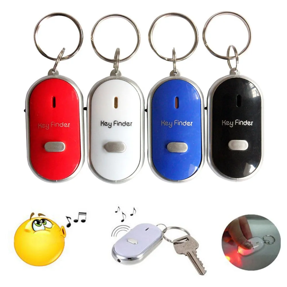Mini Anti-lost Whistle Key Finder (Flashing & Beeping)