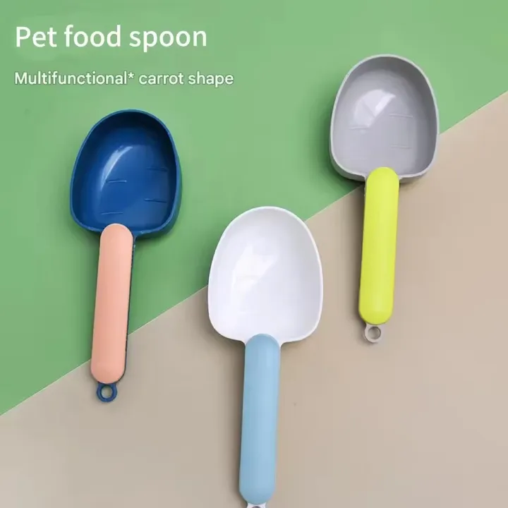 Portable Folding Pet Dog Cat Food Spoon-ملعقة طعام قابلة للطي