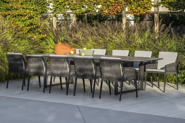 RITZ 7 PIECE DINING SET - 40" x 94" Ritz Dining Table and 6 Chairs