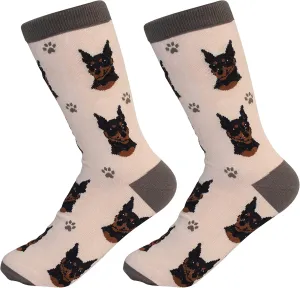 Socks - Fun Unisex Crazy Pet Lover Novelty Funny Gifts for Dog Lovers Cute Pattern Casual Crew One Size Fits most