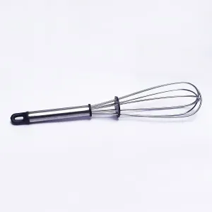 Stainless Steel Wire Whisk,Balloon Whisk,Egg Frother, Milk & Egg Beater (8 inch)