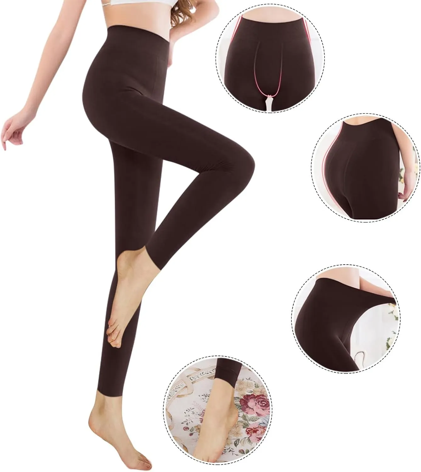 Womens Tights and Leggings Lined Athletics Striped Thermal Winter Sweatpants Running Hiking