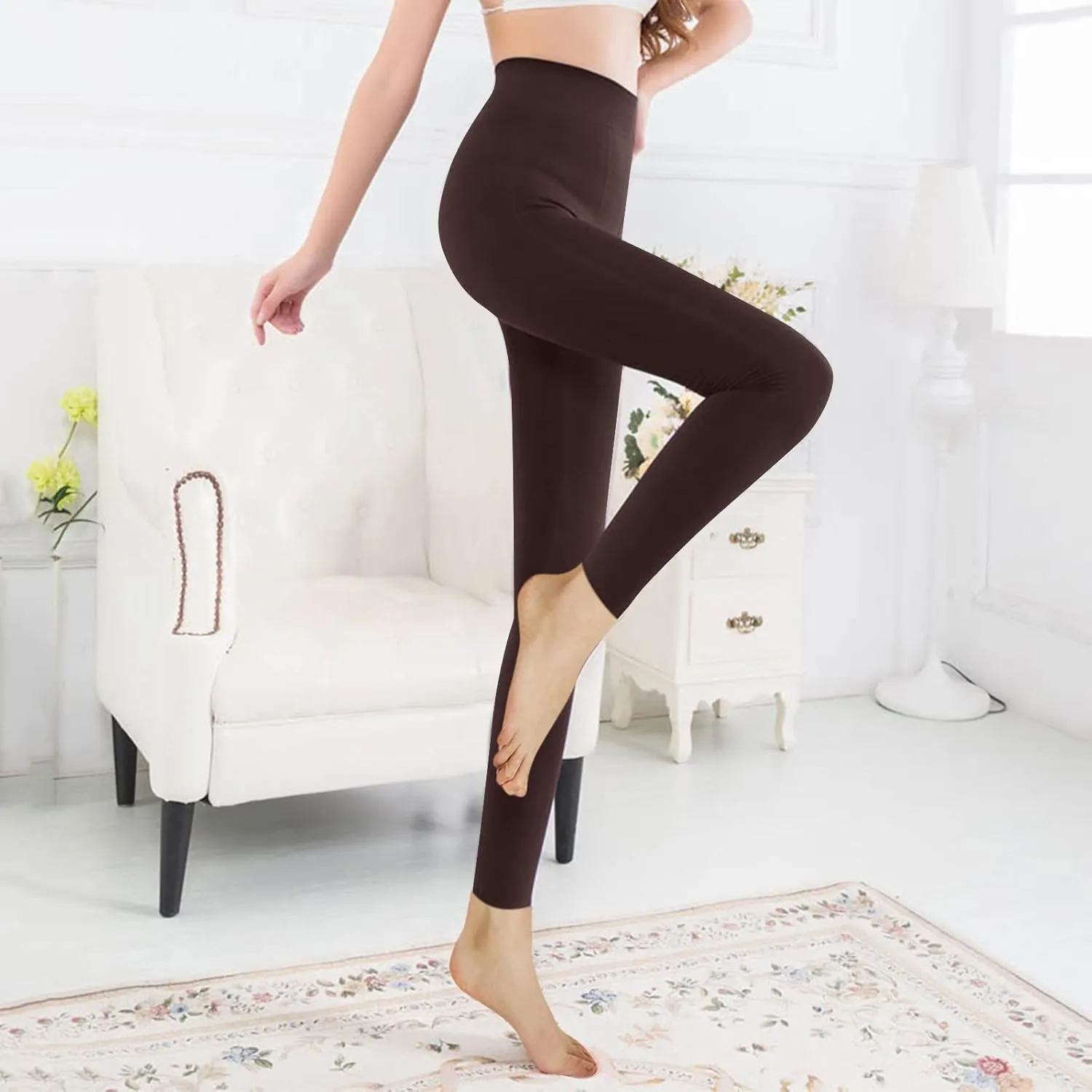 Womens Tights and Leggings Lined Athletics Striped Thermal Winter Sweatpants Running Hiking